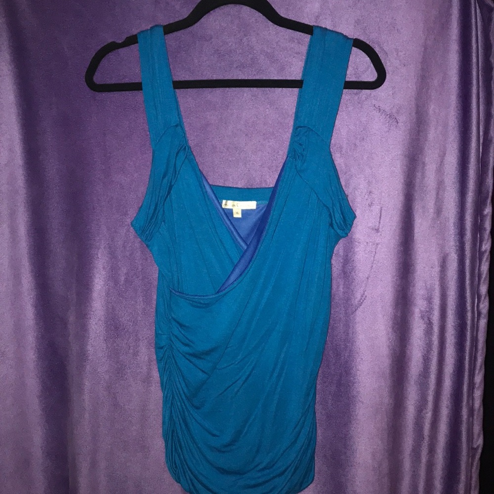 New fancy blue tank top